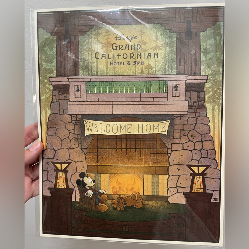 NIB Disney Grand Californian Hotel Ceramic Art - Picture 5 of 5